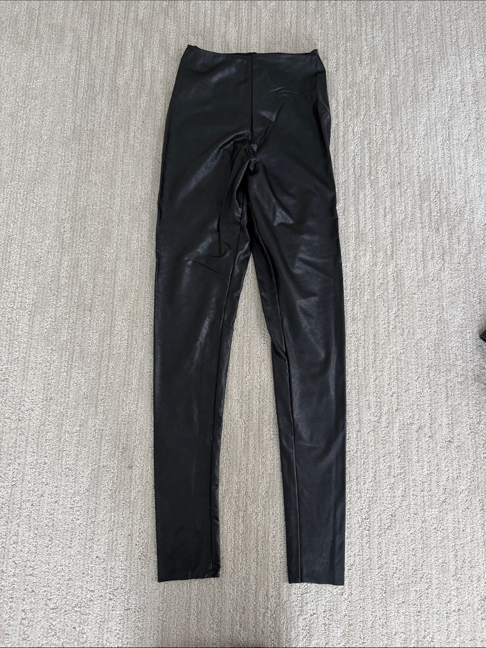 Commando Black Leather Leggings